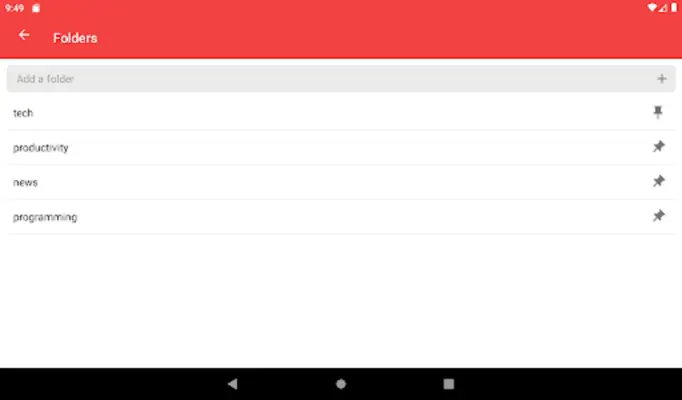 RSS Feed Fetcher android App screenshot 9