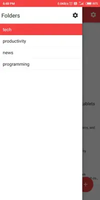 RSS Feed Fetcher android App screenshot 17