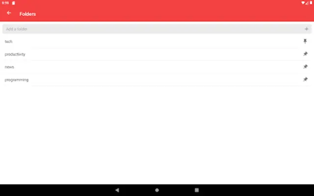 RSS Feed Fetcher android App screenshot 2